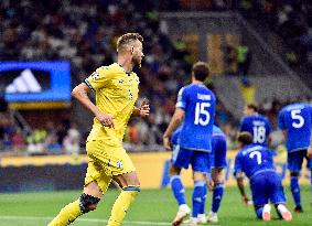 Italy 2-1 Ukraine in EURO 2024 qualifier in Milan