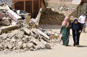 Aftermath of deadly earthquake in Morocco