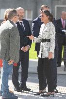 Queen Letizia Attends A School Opening - Madrid