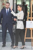 Queen Letizia Attends A School Opening - Madrid