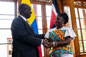 Kenia's Vice-President Rigathi Gachagua Official Visit To Colombia