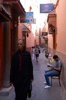 Tourism In The City Center After The Earthquake - Marrakesh