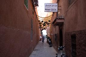 Tourism In The City Center After The Earthquake - Marrakesh