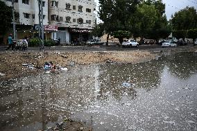 Heavy Rainfall In Gaza, Palestine