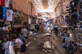 Tourism In The City Center After The Earthquake - Marrakesh