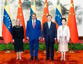 CHINA-BEIJING-XI JINPING-VENEZUELAN PRESIDENT-TALKS (CN)