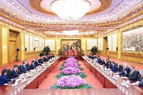 CHINA-BEIJING-XI JINPING-VENEZUELAN PRESIDENT-TALKS (CN)