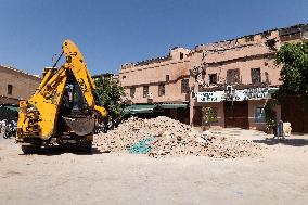 Tourism In The City Center After The Earthquake - Marrakesh