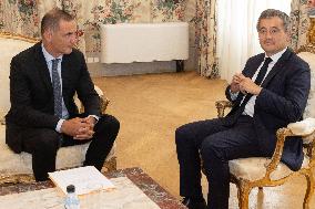 Gerald Darmanin Meets Gilles Simeoni - Ajaccio