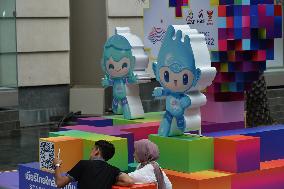 (SP)THAILAND-BANGKOK-HANGZHOU ASIAN GAMES-DECORATIONS