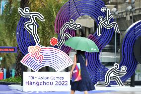 (SP)THAILAND-BANGKOK-HANGZHOU ASIAN GAMES-DECORATIONS