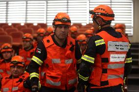 MIDEAST-RAMALLAH-PALESTINIAN RESCUE TEAM-LIBYA