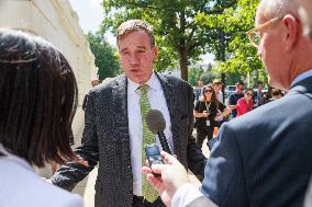 Senator Warner At AI Meetings On Capitol Hill