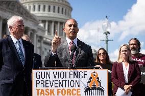 Gun violence prevention press conference at US Capitol