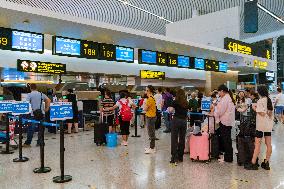 Jiangbei International Airport in Chongqing, China