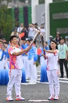 (SP)CHINA-TAIZHOU-ASIAN GAMES-TORCH RELAY (CN)