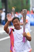 (SP)CHINA-TAIZHOU-ASIAN GAMES-TORCH RELAY (CN)