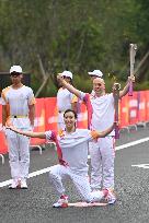 (SP)CHINA-TAIZHOU-ASIAN GAMES-TORCH RELAY (CN)