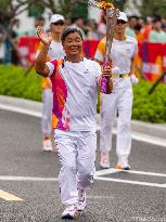 (SP)CHINA-TAIZHOU-ASIAN GAMES-TORCH RELAY (CN)