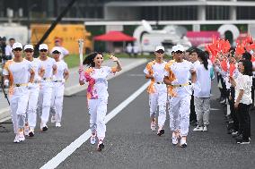 (SP)CHINA-TAIZHOU-ASIAN GAMES-TORCH RELAY (CN)