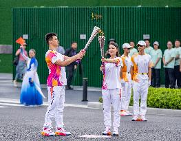 (SP)CHINA-TAIZHOU-ASIAN GAMES-TORCH RELAY (CN)