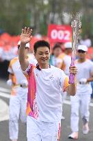 (SP)CHINA-TAIZHOU-ASIAN GAMES-TORCH RELAY (CN)