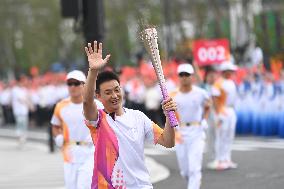 (SP)CHINA-TAIZHOU-ASIAN GAMES-TORCH RELAY (CN)