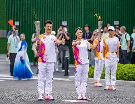 (SP)CHINA-TAIZHOU-ASIAN GAMES-TORCH RELAY (CN)