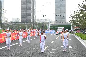 (SP)CHINA-TAIZHOU-ASIAN GAMES-TORCH RELAY (CN)