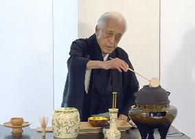 Former Japanese tea ceremony school head at U.N. HQ