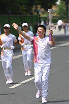 (SP)CHINA-TAIZHOU-ASIAN GAMES-TORCH RELAY (CN)