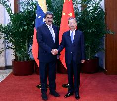 CHINA-BEIJING-ZHAO LEJI-VENEZUELAN PRESIDENT-MEETING (CN)
