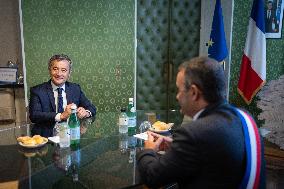 Gerlad Darmanin Visits Corsica - Ajaccio