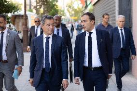 Gerlad Darmanin Visits Corsica - Ajaccio