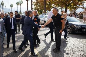 Gerlad Darmanin Visits Corsica - Ajaccio