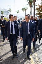 Gerlad Darmanin Visits Corsica - Ajaccio