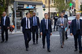 Gerlad Darmanin Visits Corsica - Ajaccio