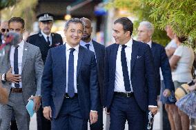 Gerlad Darmanin Visits Corsica - Ajaccio