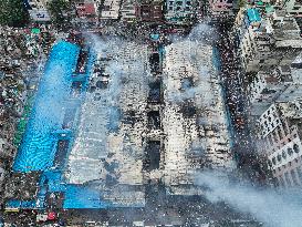 Massive Fire Bangladesh Market.