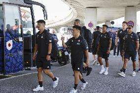 Rugby World Cup: Japan team arrive in Nice