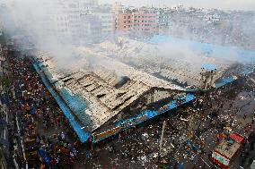 Fire In Dhaka