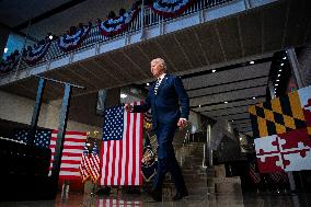 Biden Delivers Remarks On Bidenomics - Maryland