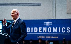 Biden Delivers Remarks On Bidenomics - Maryland