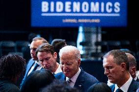 Biden Delivers Remarks On Bidenomics - Maryland