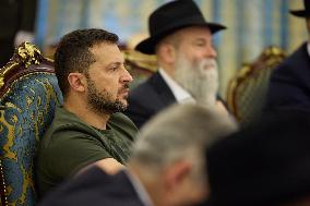 Zelensky Marks Rosh Hashanah - Kyiv