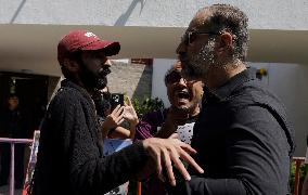 Iranian Community In Mexico, Protest At The Embassy Of The Islamic Republic Of Iran In Mexico City One Year After The Death Of M