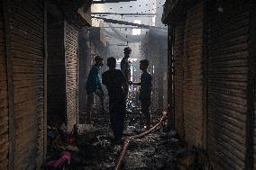 Mohammadpur Krishi Market Fire In Dhaka