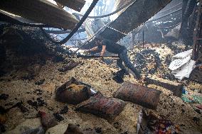 Mohammadpur Krishi Market Fire In Dhaka