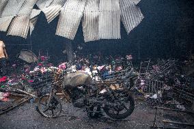 Mohammadpur Krishi Market Fire In Dhaka