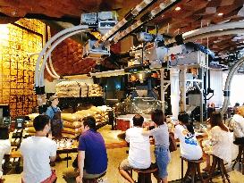 The World's Largest Starbucks Reserve Roastery in Shanghai